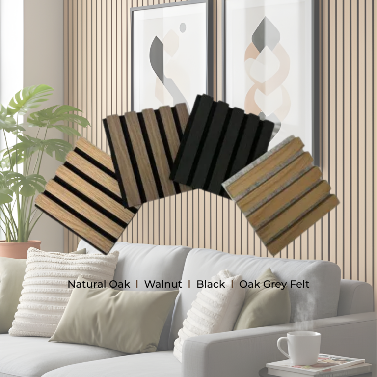 Acoustic Slat Wood Wall Panels Samples